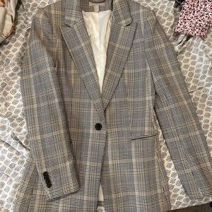 Plaid Blazer